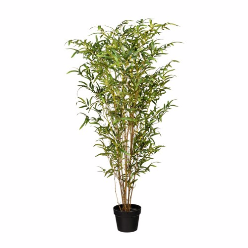Bambus artificial decorativ cu trunchi natural - 120 cm