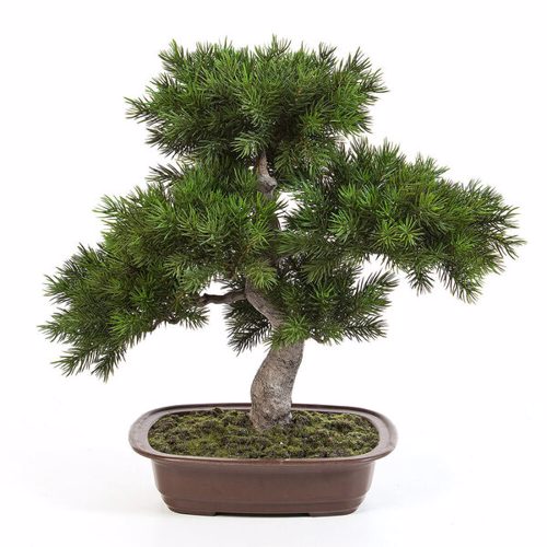 Bonsai artificial decorativ in ghiveci ceramic - 48 cm