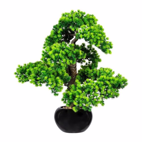 Bonsai artificial Larch x11 in ghiveci ceramic - 60 cm