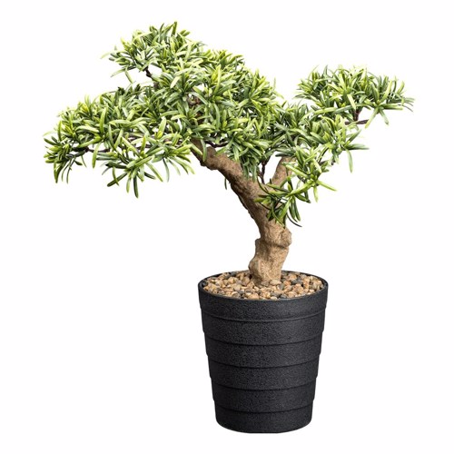 Bonsai artificial Stone Yew in ghiveci - 40 cm