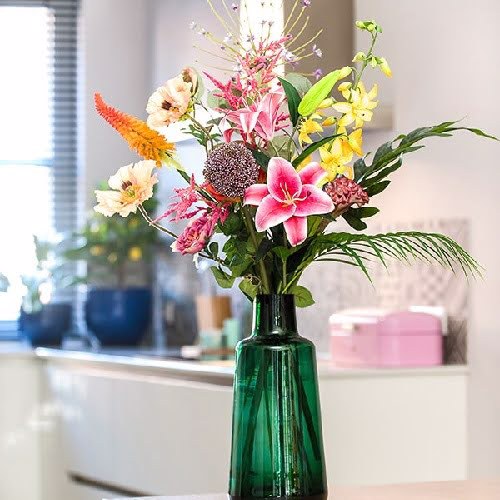 Buchet flori artificiale exotice XL - 107 cm
