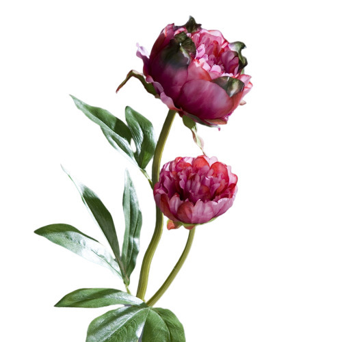 Bujor artificial fuchsia - 60 cm