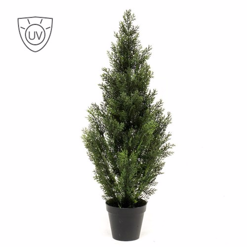 Buxus artificial in ghiveci UV Cedar - 90 cm