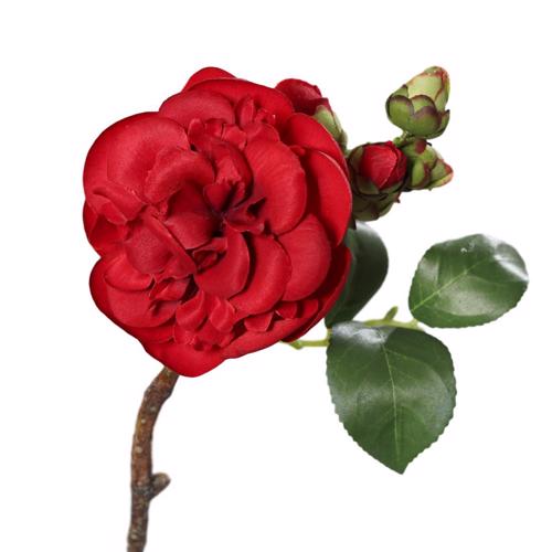 Camelia artificiala rosie - 32 cm
