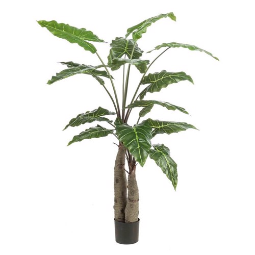 Copac artificial Alocasia cu 14 frunze - 150 cm