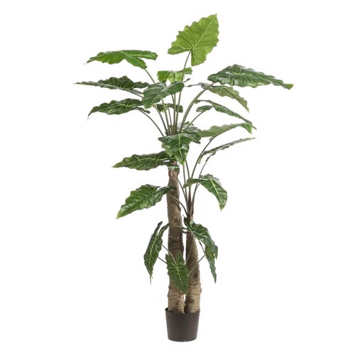 Copac artificial Alocasia cu 22 frunze - 180 cm