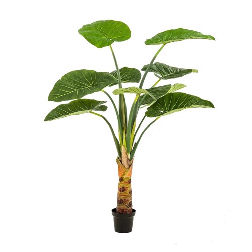 Copac artificial Alocasia cu 9 frunze - 160 cm