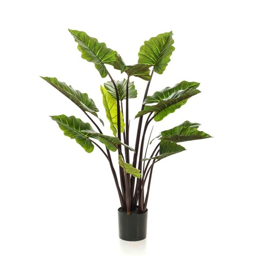 Copac artificial Colocasia cu 14 frunze - 130 cm