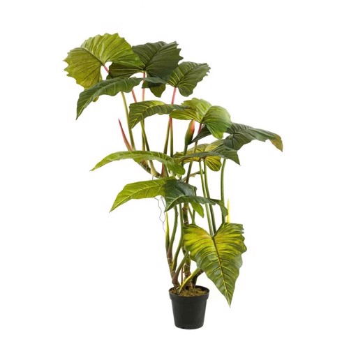 Copac artificial Colocasia cu 14 frunze - 175 cm