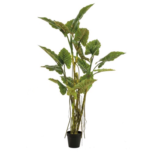 Copac artificial Colocasia cu 19 frunze - 195 cm