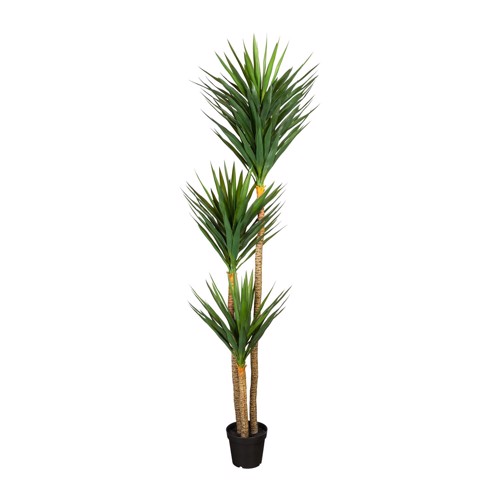 Copac artificial x3 Yucca in ghiveci - 250 cm