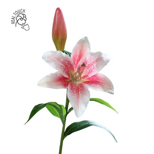 Crin artificial roz-crem - 50 cm
