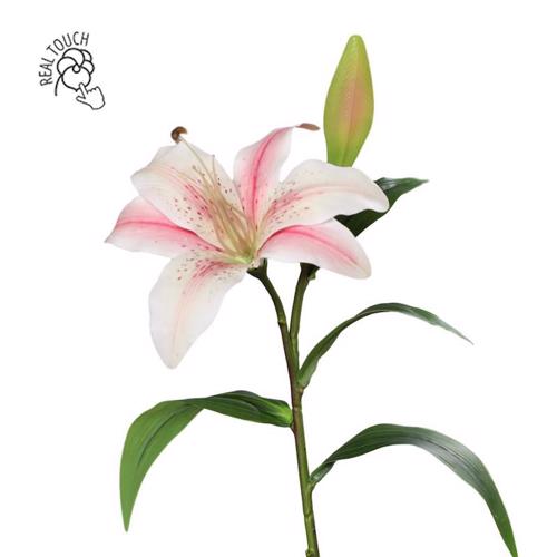 Crin artificial roz-somon - 50 cm