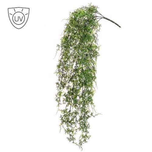 Feriga artificiala curgatoare verde UV - 80 cm