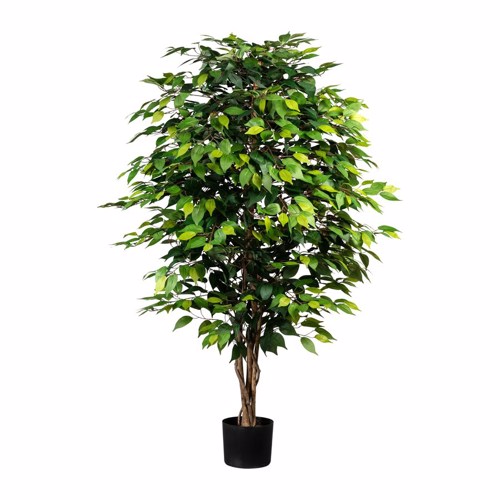 Ficus artificial Benjamina cu trunchi natural - 150 cm