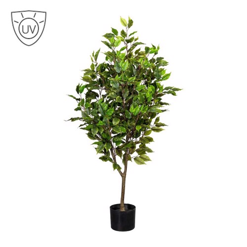 Ficus artificial Benjamina in ghiveci UV - 110 cm