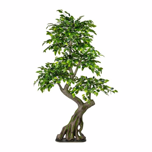Ficus artificial decorativ Benjamina verde - 170 cm