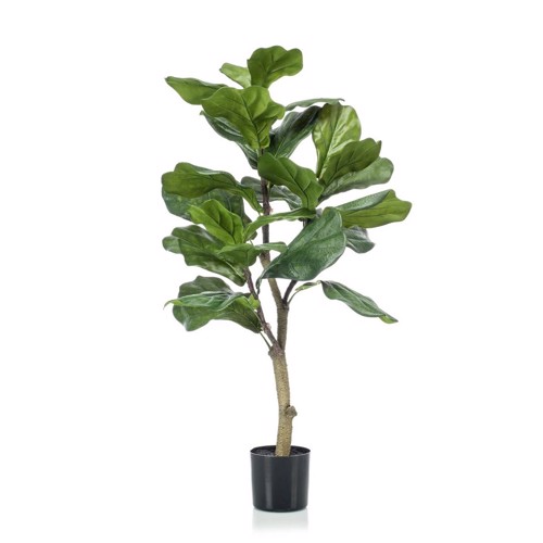 Ficus artificial Lyrata in ghiveci - 90 cm