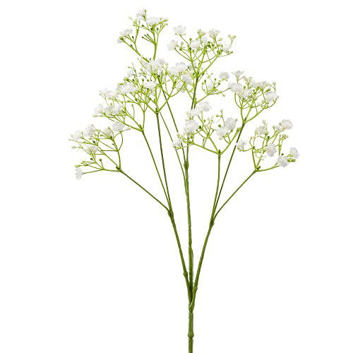Flori artificiale decorative albe - 68 cm