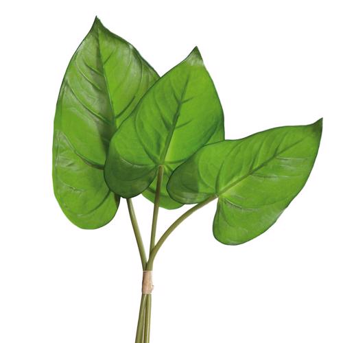 Frunze artificiale Anthurium verde - 39/45 cm