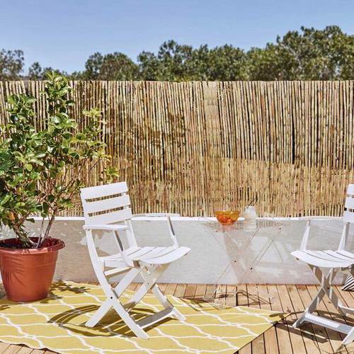 Gard gradina, paravan bambus natural MEDIUM - 1.5x5m