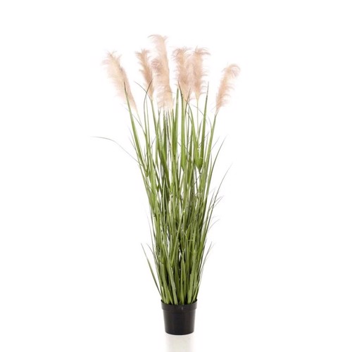 Iarba artificiala verde x9 Pampas crem - 175 cm