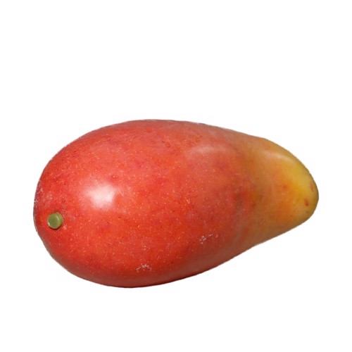 Mango artificial decorativ rosu-galben - 15 cm
