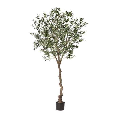 Maslin artificial in ghiveci din plastic - 240 cm