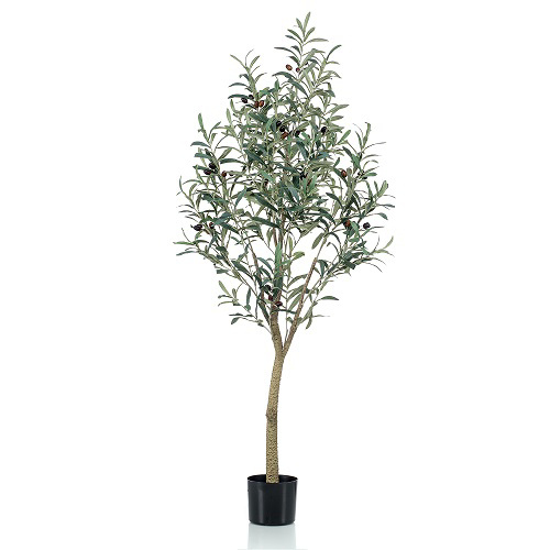 Maslin artificial in ghiveci negru - 140 cm