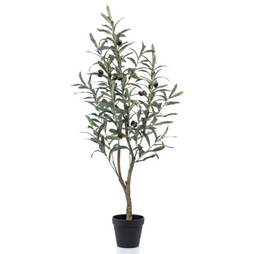 Maslin artificial in ghiveci negru - 90 cm