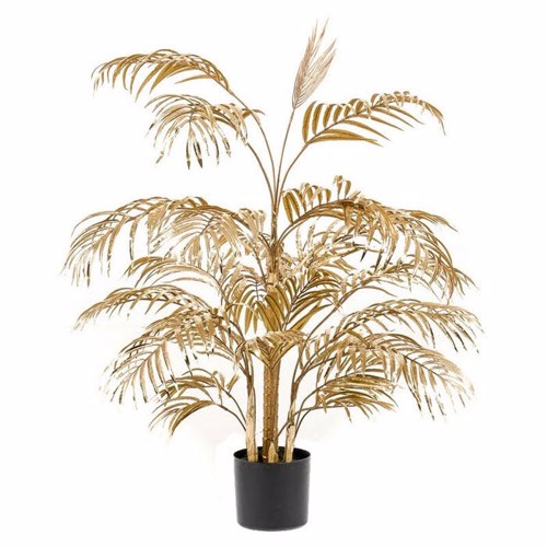 Palmier artificial Areca auriu cu 27 frunze - 105 cm