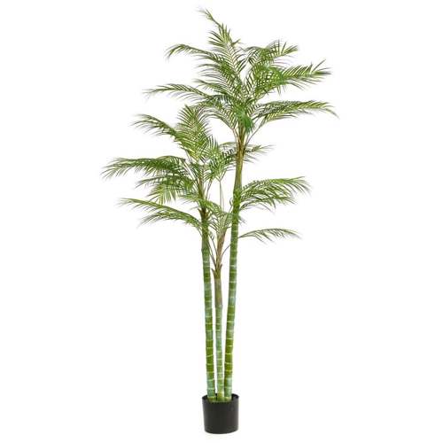 Palmier artificial Areca x3 in ghiveci - 195 cm