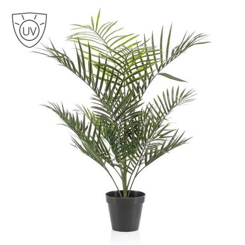 Palmier artificial decorativ Areca tratat UV in ghiveci - 90 cm