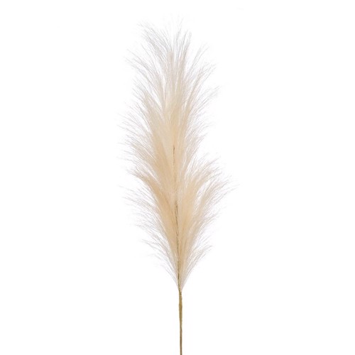 Pampas artificial decorativ crem - 115 cm 