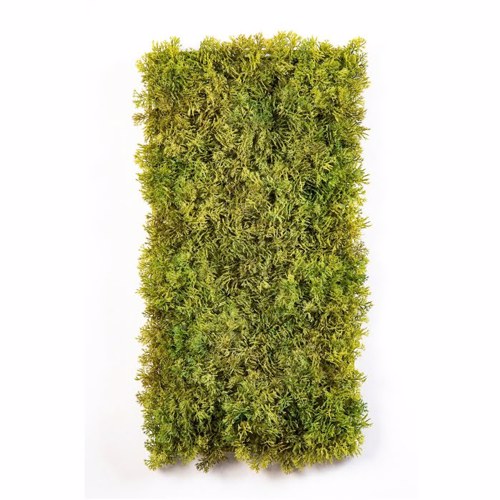 Panou muschi artificial verde mix - 25x50 cm