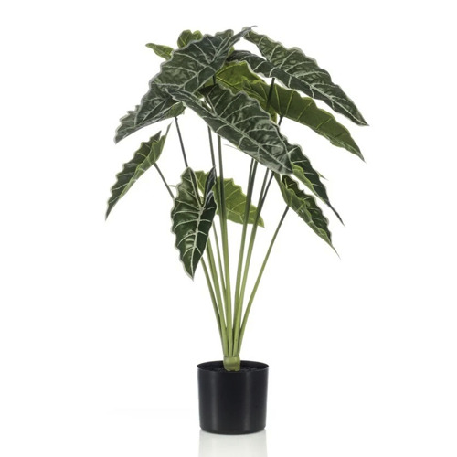 Planta artificiala Alocasia in ghiveci - 80 cm