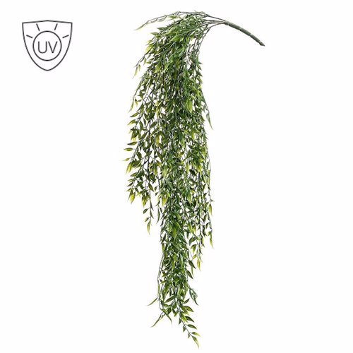 Planta artificiala curgatoare Bamboo verde UV - 80 cm