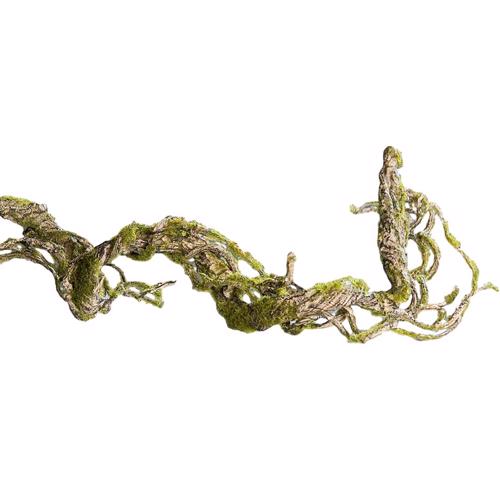 Ramura artificiala decorativa cu muschi artificiali - 134 cm