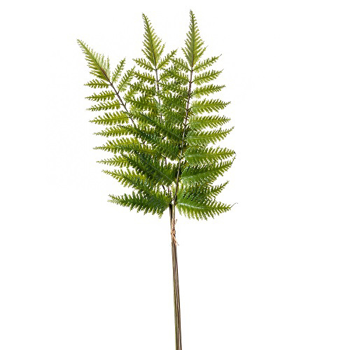 Set x3 frunze artificiale de feriga verde - 58 cm