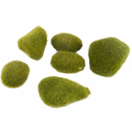 Set x6 muschi artificiali decorativi verzi 