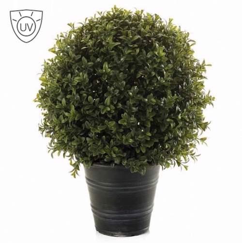 Sfera buxus artificial Ø 30cm UV in ghiveci Boxwood - 42 cm