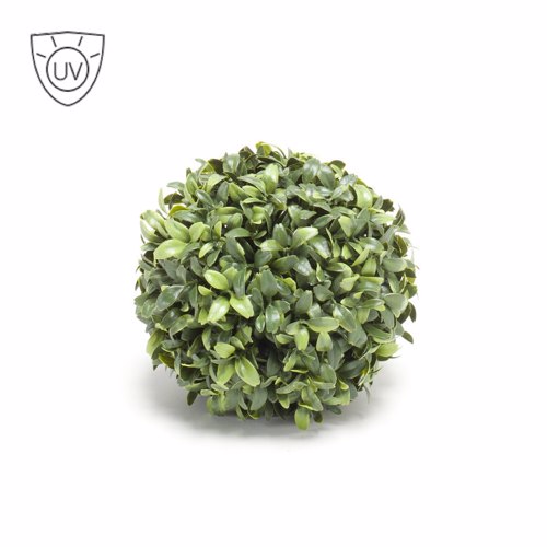 Sfera buxus artificial decorativ UV Boxwood - 15 cm