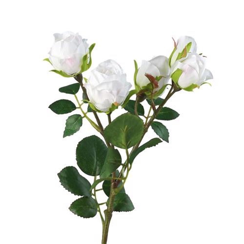 Trandafiri artificiali crem - 37 cm
