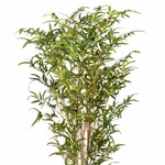 Bambus artificial decorativ cu trunchi natural - 120 cm