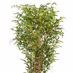 Bambus artificial decorativ cu trunchi natural - 150 cm