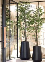 Bambus artificial decorativ in ghiveci - 210 cm
