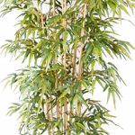 Bambus artificial Deluxe x15 in ghiveci - 205 cm