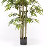 Bambus artificial decorativ x7 in ghiveci - 150 cm