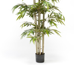 Bambus artificial decorativ x7 in ghiveci - 180 cm