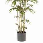 Bambus artificial decorativ x9 in ghiveci - 205 cm